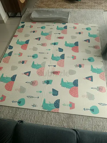Foldable Baby Play Mat - Cushioned Foam Playmat, Lightly Used