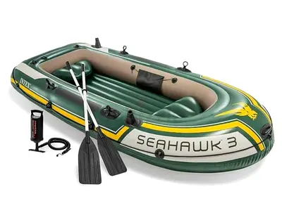Inflatable Boat with paddles