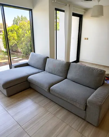 Ikea KIVIK Sofa with chaise longue Couch gray