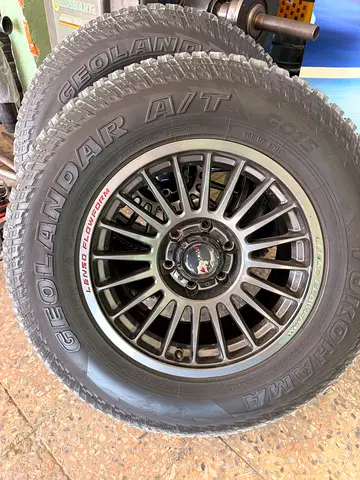 Lenso flow form Rims and Geolander AT Tyres 2025