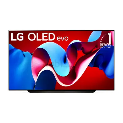 LG 83 Inch OLED evo C4 Smart 4K TV AI Magic remote Dolby Vision webOS24 2024 Black