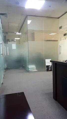 Aluminium glass work
