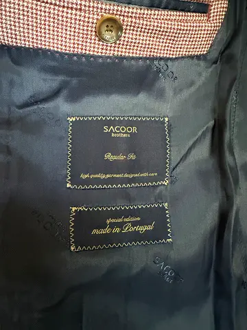 Mens SACOOR tailored blazer - made in Portugal size 56