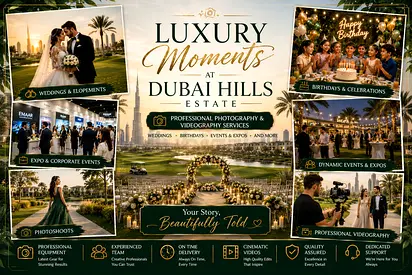 📸Need a Professional Photographer Videographer in Dubai Hills Estate 🏡 ? I Business, Product✨✨