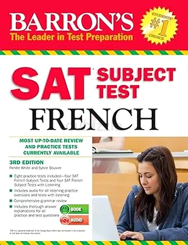 Barrons SAT Subject Test: French (3rd Edition) - Test Prep Book