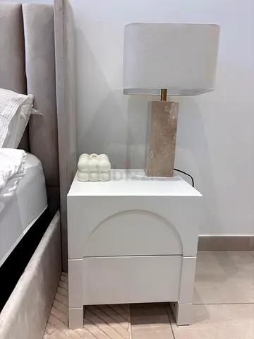 Danube white nightstand
