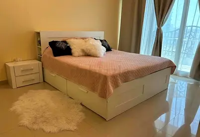IKEA Brimness Queen size bed frame with mattress.- good condition