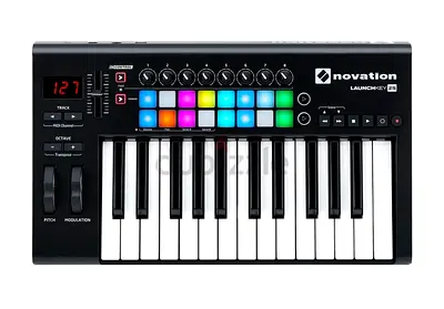 Novation Launchkey 25 MIDI Keyboard Controller — 25-Key USB MIDI with Pads