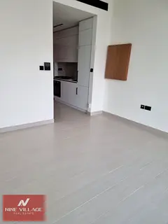 Modern Studio | Binghatti Azure | Balcony City View
