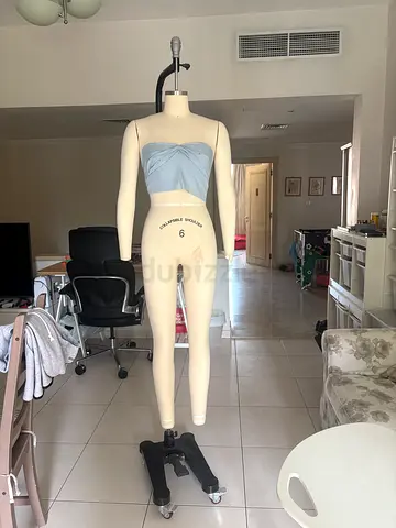 Fashion designer mannequin, full length arms (collapsible) and legs for draping