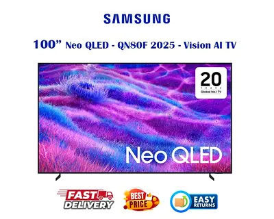 Samsung 100 Inch Smart TV UAE - Neo QLED QN80F 2025 Model - FREE DELIVERY, INSTALLATION and WARRANTY