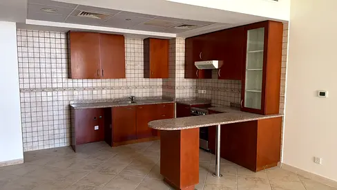 Used Wooden Kitchen Cabinets with Breakfast Bar - Good Condition