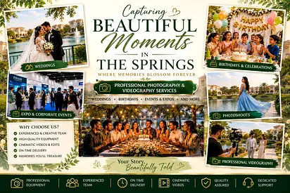 📸✨The springs |Photographer
Videographer | Professional Content for Brands, Businesses Events✨