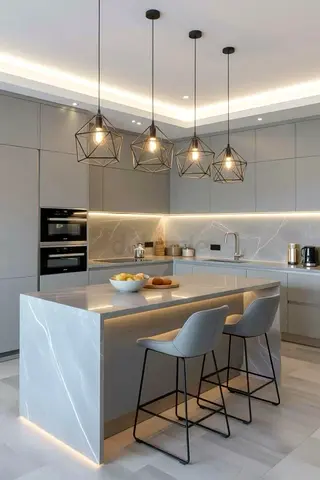 Modern kitchen island Custom Made