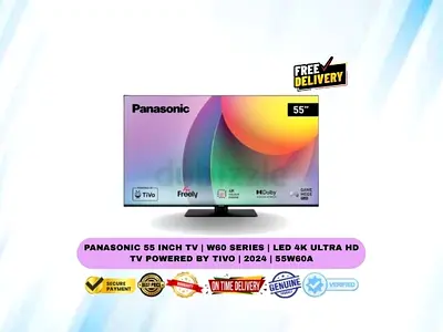 Panasonic 55 Inch TV | W60 Series | LED 4K Ultra HD TV Powered by TiVo | 2024 | 55W60A