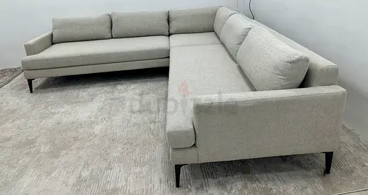 Looks great condition west elm corner sofa