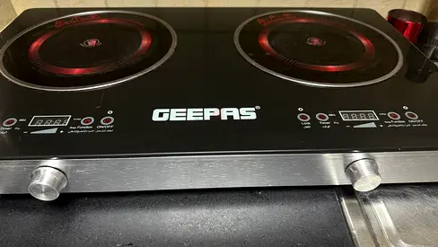 Geepas Double Electric Hot Plate - Good Condition