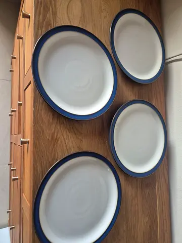 4 Denby plates