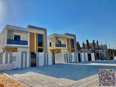 فيلا جديدة شامل رسوم التسجيل والتمليك اول ساكن للبيع تملك حر متاحة لجميع الجنسيات بالقرب من شارع الشيخ محمد بن زايد