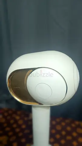 Devialet Phantom speakers with Devialet tree stand