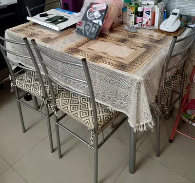 Dining table with 4 chairs location ajman