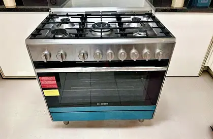 Bosch Premium 5 Burner Gas Cooking Range 90x60 cm – Italian Engineering