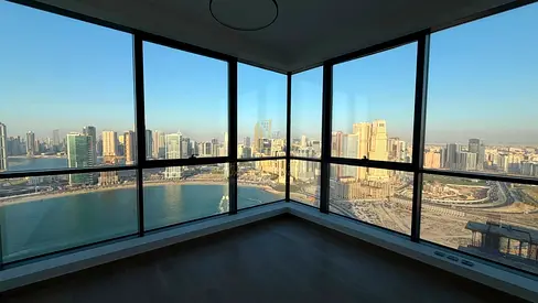 🏡 للبيع | شقة غرفة وصالة في برج لابلاج – ممزر الشارقة