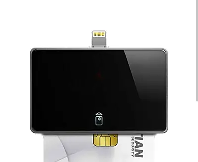Portable Lightning Card Reader / Mobile POS (Chip  Contactless)
