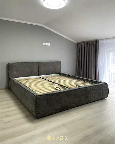 Contemporary Storage Bed with Built-in Drawers