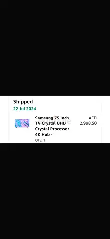 Samsung 75-inch Crystal UHD 4K TV