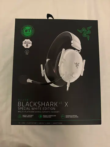 Razer BlackShark V2 X White Edition Gaming Headset