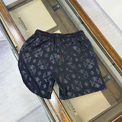 Chrome hearts Mens Black Patterned Swim/Beach