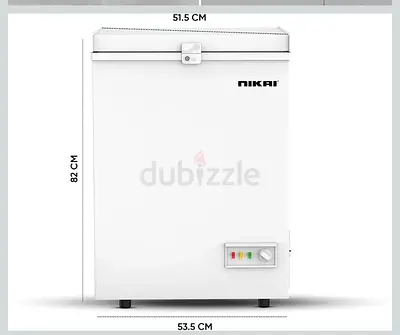 Nikai Small Chest Freezer - Compact 82cm Height, White never used at all