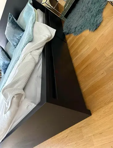 IKEA Malm king size bed frame with mattress.(180 × 200 cm)