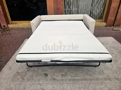 Beige Ikea vimle sofa-bed two seater and mattress