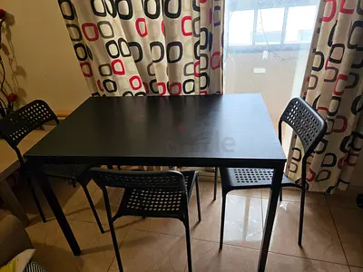 IKEA table with 3 chairs