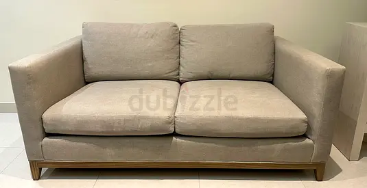 Crate and Barrel 2 seater set | like new