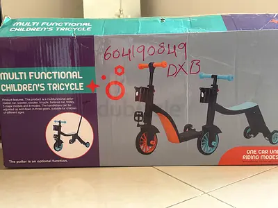 Multi functional children tricycle
