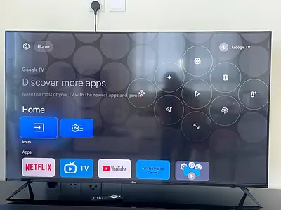 58-inch Ikon Smart LED TV with Google TV — Perfect Working Condition