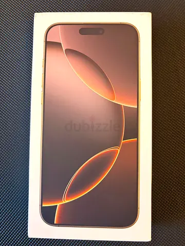iphone 16 PRO MAX, DESERT TITANIUM, 1 TB, TDRA, UAE - BRAND NEW, SEALED