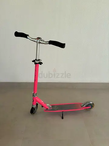 Junior light  scooter kids Globber flow element 6+ and teens coral pink