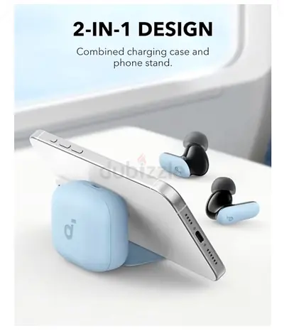 Light Blue True Wireless Earbuds with Charging Case BRAND NEW UNOPENED