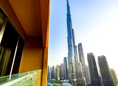 Elegant 1BR | Burj Khalifa View | Ready to Move In