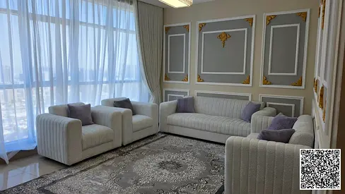 City View | 2BRH Furnished Apartment for Monthly Rent in Corniche Residence Towers | City View | Prime Location