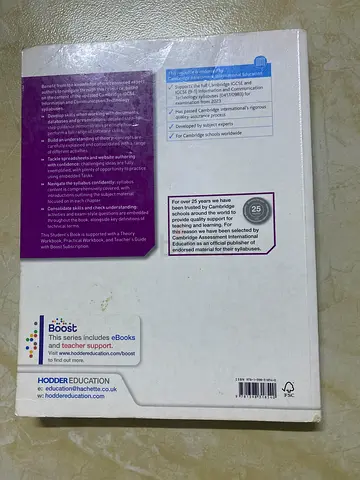 Cambridge IGCSE Information and Communication Technology (3rd Edition) - Textbook