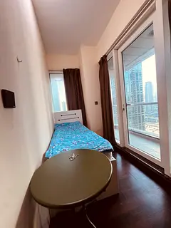 Private Balcony Room Partition | Near DMCC Metro | All Bills Included | AED 2,299