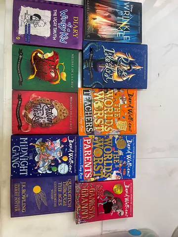 10x Mixed Childrens  Young Adult Book Lot — Popular Series and Classics