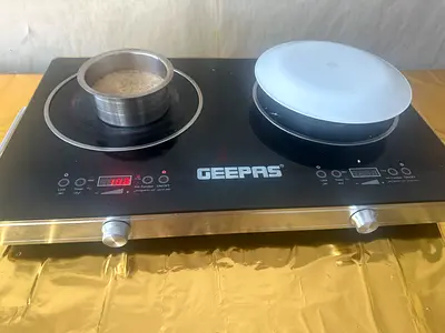 Geepas Double Induction Cooktop — Good Working Condition