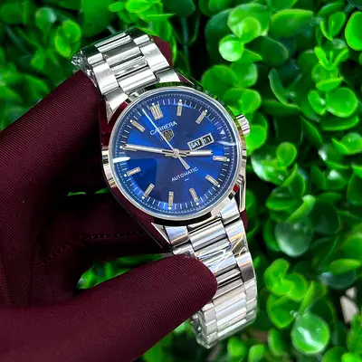 Tag Heuer Carrera Automatic Mens Watch - Blue Dial, Stainless Steel Bracelet