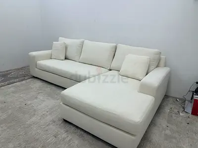 Same like new condition pottery barn lshape sofa